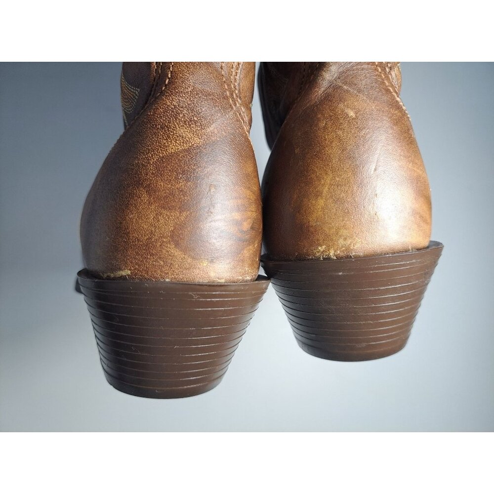 Ariat Womens Legend Spirit Western Brown Cowboy Boots 8.5M Square Toe Leather - Picture 8 of 12